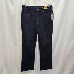 Nine West Dark Wash Marianna Slimming Bootcut Jeans Size 16